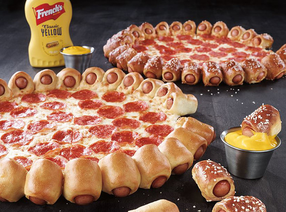 Image result for pizza hut hot dog bites